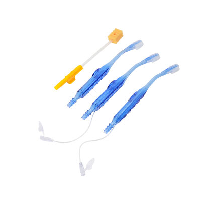 Un bon prix. Brosse à dents à aspiration médicale avec tête de brosse et poignée transparente pour les soins buccaux en ligne
