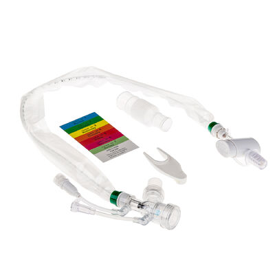 Good price Y-piece Closed Suction System Tracheostomy Tube Single Lumen 24H with MDI Port online