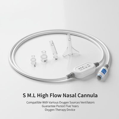 ราคาดี สายออกซิเจนทางจมูกแบบ High Flow ขนาด S M L ใช้ได้กับแหล่งออกซิเจนและเครื่องช่วยหายใจหลากหลายชนิด ระยะเวลารับประกันห้าปี อุปกรณ์บำบัดด้วยออกซิเจน ออนไลน์